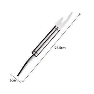 Combo 3 Dụng cụ lột bóc vỏ tôm, lấy chỉ tôm, làm lòng gà, cá đa năng, chất liệu inox siêu bền