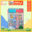 Cuốn búp bê giấy Ngôi nhà Mùa Đông and Mùa Hè của 2 công chúa nhỏ-Đồ chơi thủ công DIY