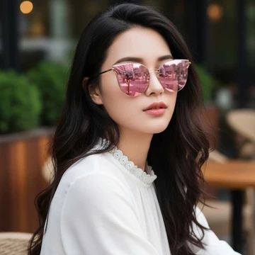 Kính Mát Nữ BOLON Chống UV, Kính Mát Nhựa, Kính Mát Tròn, Kính Mát Thời Trang