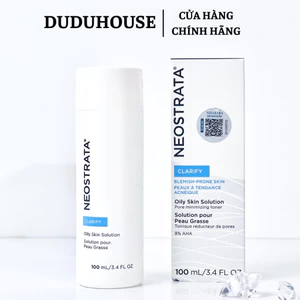 Tẩy da chết hoá học cho da nhạy cảm 8% AHA Toner NeoStrata Oily Skin Solution 100ml