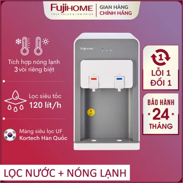 Máy lọc nước nóng lạnh Nhập Khẩu WP507C FUJIHOME, cây lọc nước UF siêu lọc hỗ trợ lắp đặt