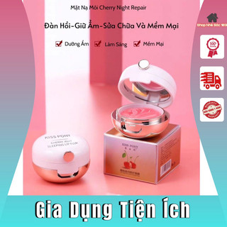 Kem Dưỡng Ủ Môi Dưỡng Hồng KISS PONY Hỗ Trợ Giúp Môi Căng Mọng, Mềm Mịn, Tẩy Da Chết Cho Môi