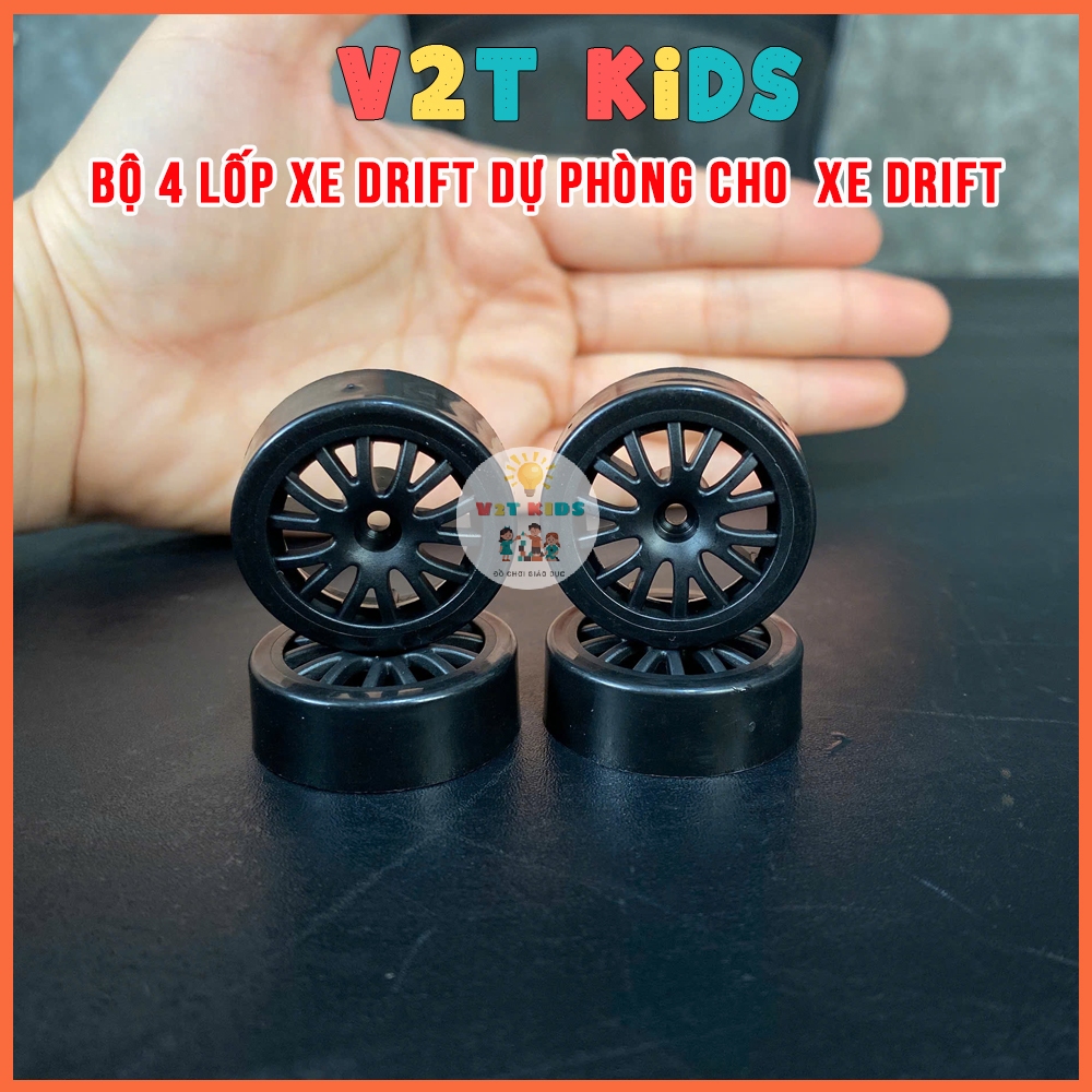 Bộ 4 lốp drift xe điều khiển từ xa