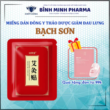 Cao Dán Ngải Cứu Đông Y Nội Địa Trung - Cao dán đông y hỗ trợ Giảm Đau Nhức Cơ Thể Gói 50 Miếng