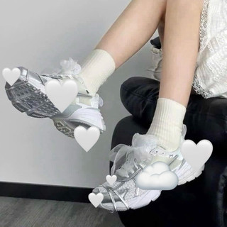 Giày thể thao bigsize nam nữ chơi pickleball tenis màu bạc siêu êm nhẹ , sneaker thời trang cao cấp big size