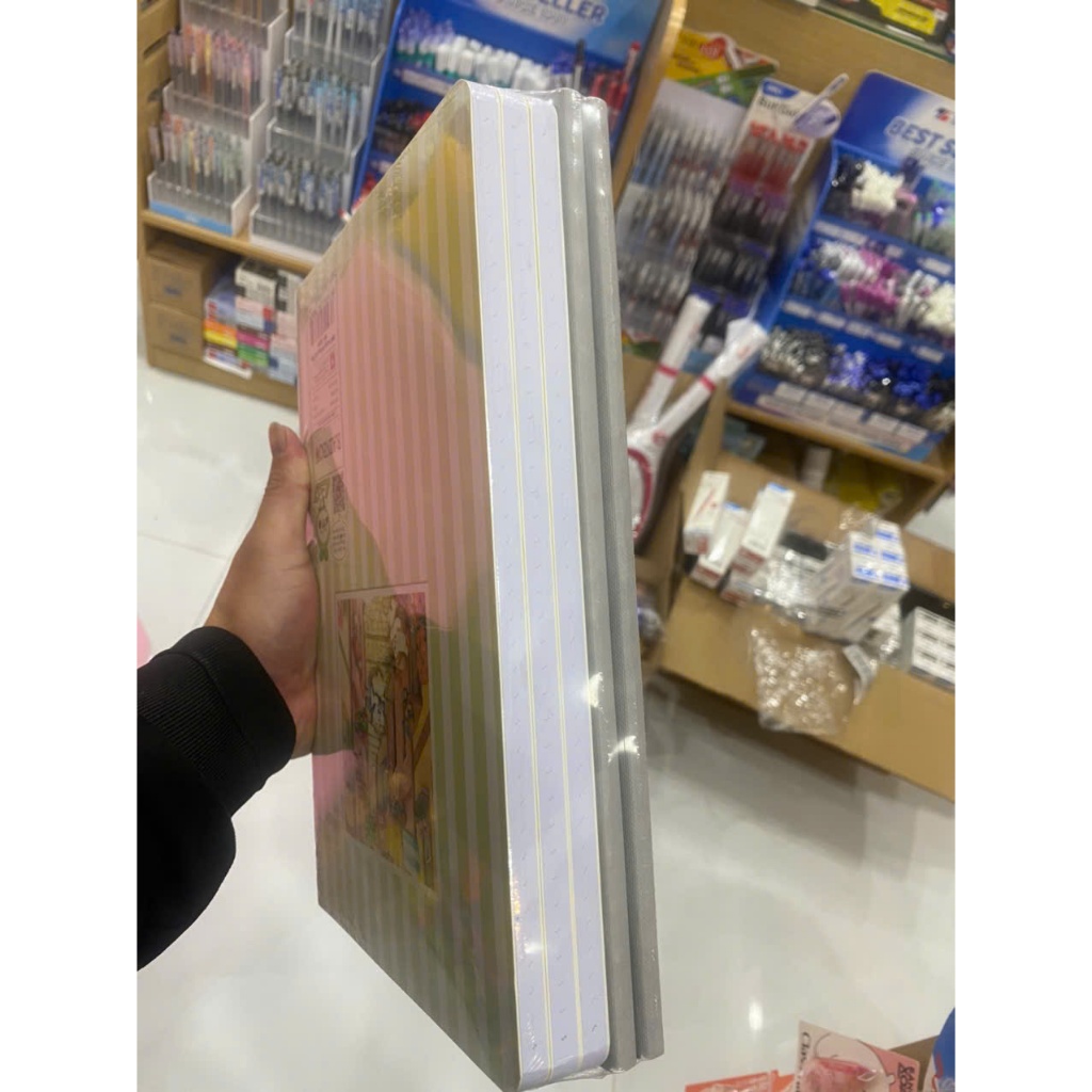 Sổ May Gáy Bìa Bồi A4 200tr của Hải Tiến - Mã Số : 3859, kích thước 210*297
