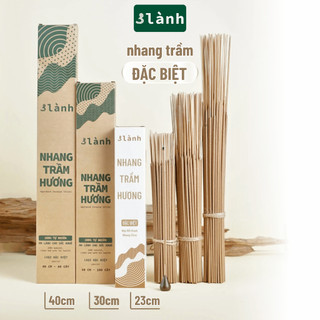 Nhang Trầm Hương 3 Lành Đặc Biệt 30-40cm Hộp 100gr Sạch Tự Nhiên 100% 12 Năm Trầm Thờ Cúng Tôn Giáo