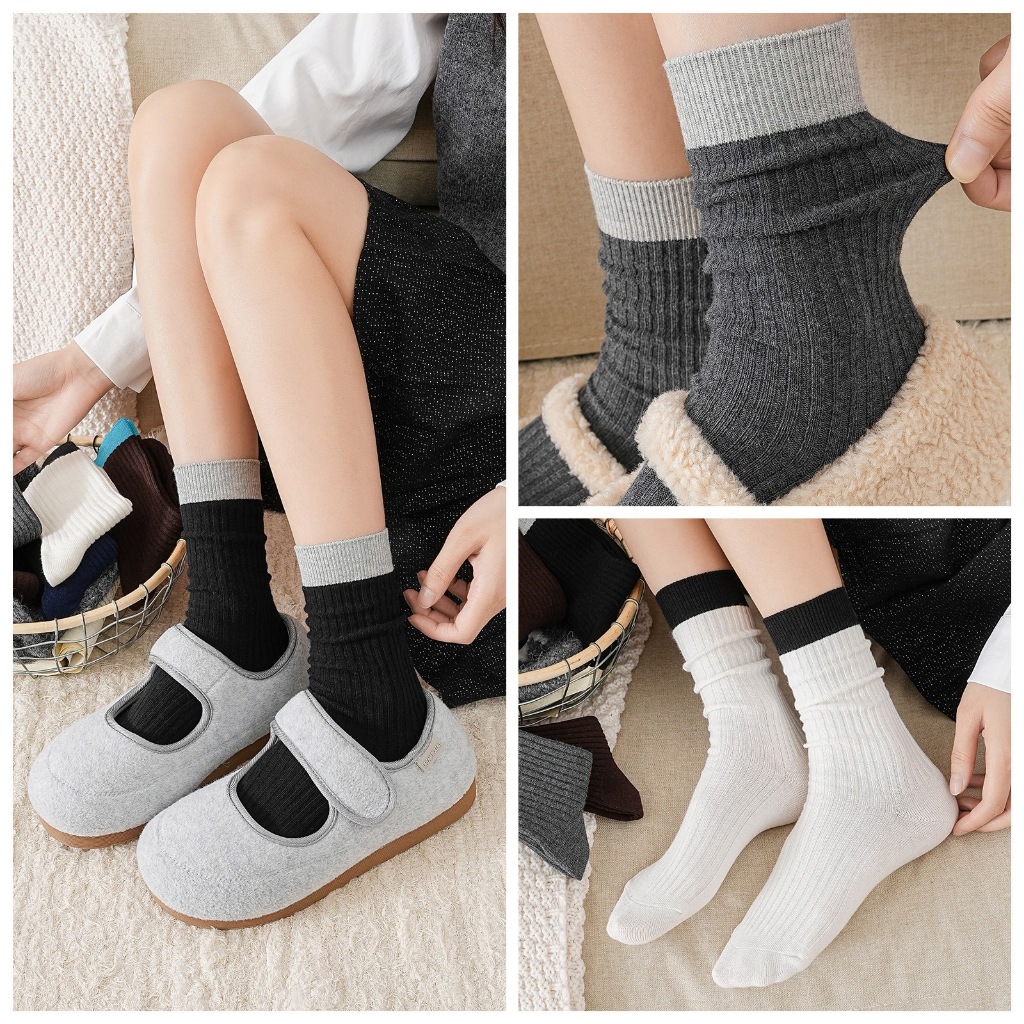 Vớ Tất cao cổ 10 màu phong cách dễ thương và xinh xắn