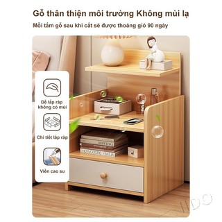 NIDO Tủ lưu trữ đầu giường phong cách hiện đại kích thước nhỏ dùng cho phòng ngủ gia đình