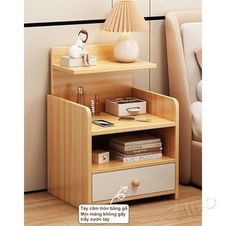 NIDO Tủ lưu trữ đầu giường phong cách hiện đại kích thước nhỏ dùng cho phòng ngủ gia đình