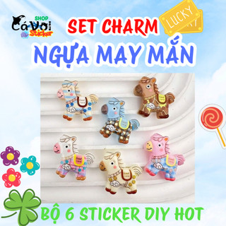 Set Charm Ngựa May Mắn Good Luck-  DIY