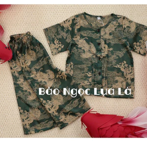*KÈM KHĂN RẰN* Bộ Bà Ba Bé Trai, Bộ Cho Bé Đi Lễ Hội, Tết (Ảnh Thật Shop Chụp)