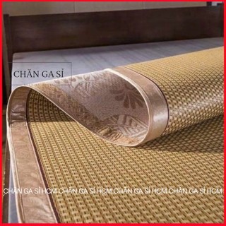 🌊HÀNG ĐẸP🌊 Chiếu Mây Lót Lụa Điều Hòa Thân Nhiệt, Mặt Sau Lót Lụa Cao Cấp, Đủ Size _ Chăn Ga Sỉ HCM