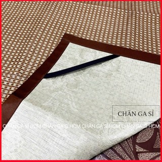 📌LOẠI 1_DÀY ĐẸP📌Chiếu Mây Lót Lụa Điều Hòa Thân Nhiệt, Mặt Sau Lót Lụa Cao Cấp _ Chăn Ga Sỉ HCM