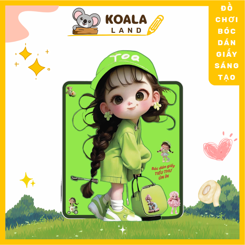 Đồ Chơi Giấy Thủ Công Sáng Tạo - Tiểu Thư Ủn Ỉn Quiet Book