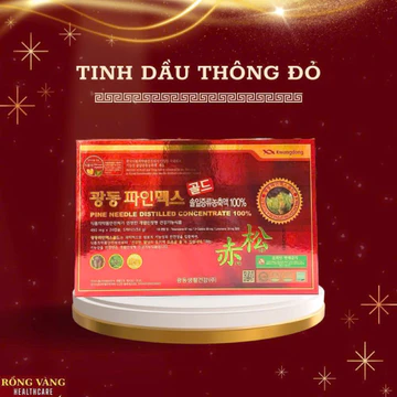 [Nhập khẩu] TINH DẦU THÔNG ĐỎ KWANGDONG CAO CẤP HÀN QUỐC HỘP 120 VIÊN