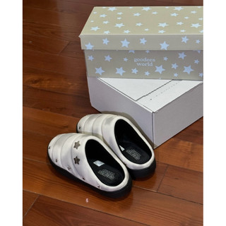 Dép lười Goodees Star Fluffy Puffer Mules