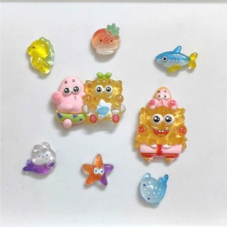 Set charm bọt biển đại dương - Bộ 8 món phát sáng siêu kute. Tùy chọn mẫu theo sở thích