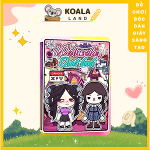 Cuốn sách Toca Life World Quiet Book Toca Boca hôm thứ Tư ở Avatar sách yên tĩnh ngôi nhà búp bê đồ chơi sách thủ công