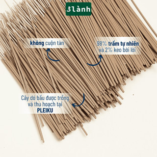Nhang Trầm Hương Thượng Hạng 30-40cm, 100-400gr 3 Lành Tự Nhiên 100% >15 Năm Thờ Cúng  Xông Nhà