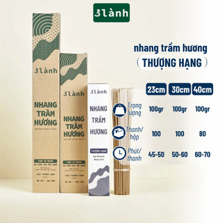 Nhang Trầm Hương Thượng Hạng 30-40cm, 100-400gr 3 Lành Tự Nhiên 100% >15 Năm Thờ Cúng  Xông Nhà