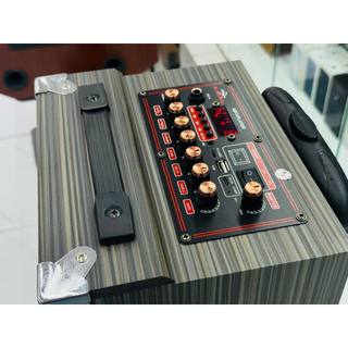 Loa Karaoke Di Động Kiomic Q8, Bass 20cm, Kèm 1 Micro Không Dây, Chỉnh Âm Thanh, Hát Cực Hay