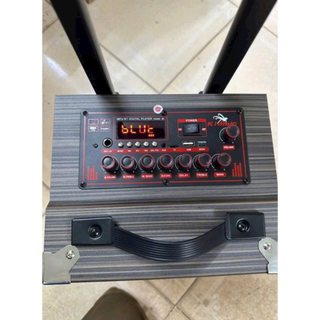 Loa Karaoke Di Động Kiomic Q8, Bass 20cm, Kèm 1 Micro Không Dây, Chỉnh Âm Thanh, Hát Cực Hay
