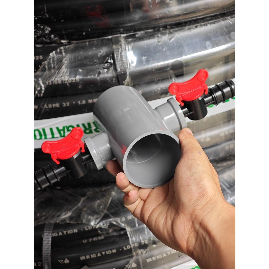 Tê PVC 60 ra van ldpe 25mm ldpe 25 , thập PVC 60 ra ldpe 25mm