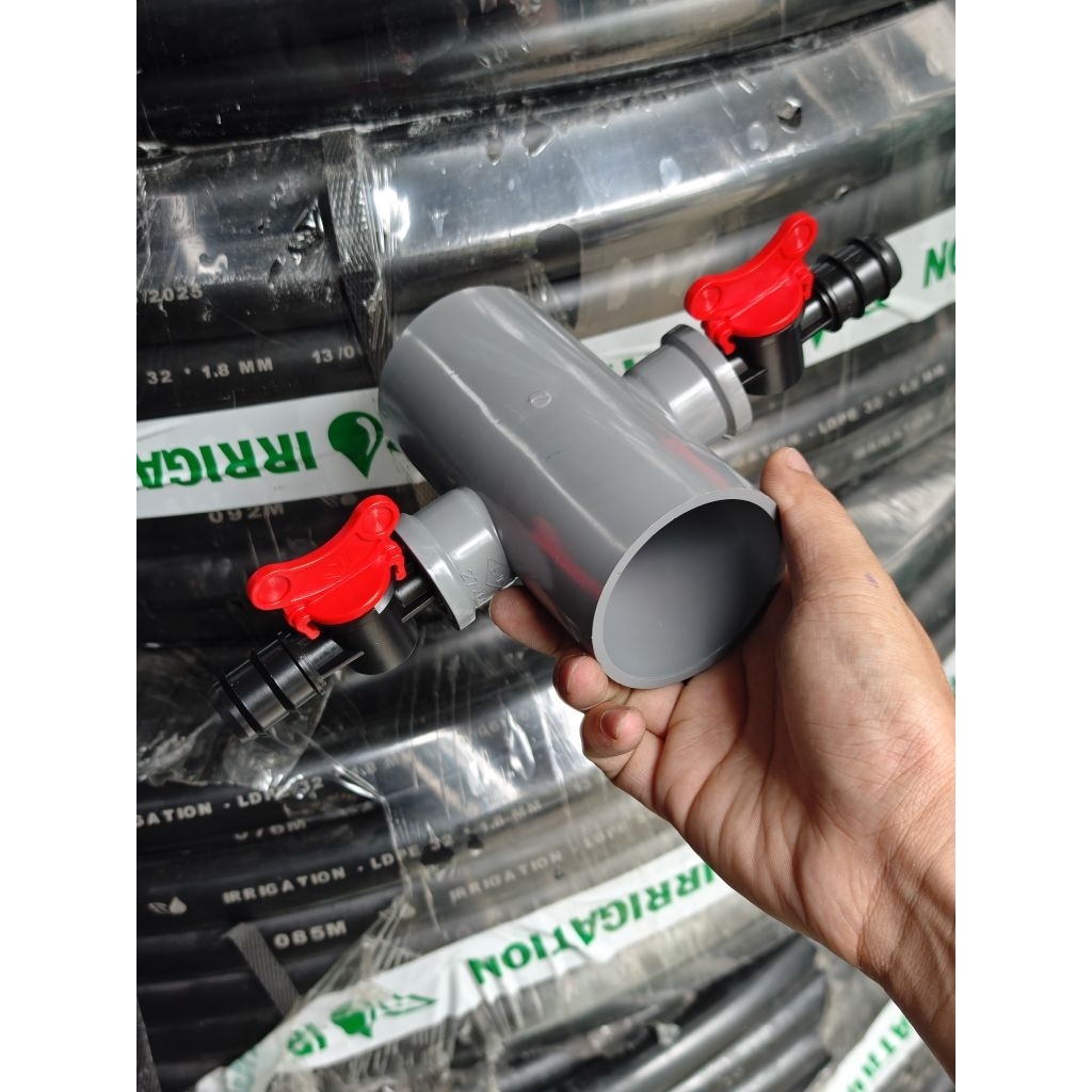 Tê PVC 60 ra van ldpe 25mm ldpe 25 , thập PVC 60 ra ldpe 25mm