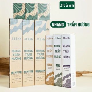 Nhang Trầm Hương 3 Lành Đặc Biệt Cao Cấp Thượng Hạng 30-40cm, 100gr Tự Nhiên 100% Thờ Cúng Tôn Giáo