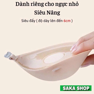 Áo dán nâng ngực đệm dày 5 cm tạo khe cho vòng 1 căng tròn