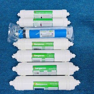 Trọn bộ 7 lõi lọc Máy Lọc Nước Kangaroo KG100EO KG10A6S KG10A7S KG100ES