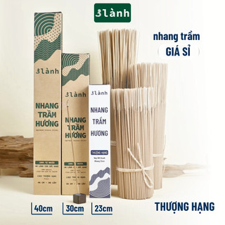 Nhang Trầm Hương 3 Lành Loại Thượng Hạng 30-40cm 0.5kg Tự Nhiên 100% >15 Năm Thờ Cúng Tài Lộc