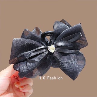 ❤️𝑭𝑹𝑬𝑬𝑺𝑯𝑰𝑷❤️ Kẹp tóc nữ dáng nơ vải nhũ kim tuyến lấp lánh ❤️ Phụ kiện tóc nữ tính mẫu mới nhiều kiểu dáng