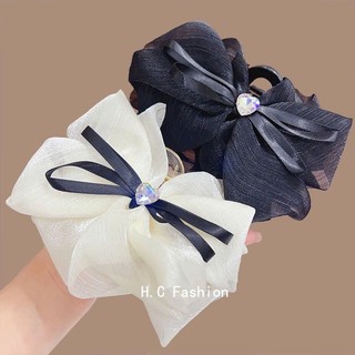 ❤️𝑭𝑹𝑬𝑬𝑺𝑯𝑰𝑷❤️ Kẹp tóc nữ dáng nơ vải nhũ kim tuyến lấp lánh ❤️ Phụ kiện tóc nữ tính mẫu mới nhiều kiểu dáng