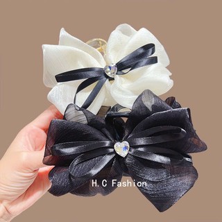 ❤️𝑭𝑹𝑬𝑬𝑺𝑯𝑰𝑷❤️ Kẹp tóc nữ dáng nơ vải nhũ kim tuyến lấp lánh ❤️ Phụ kiện tóc nữ tính mẫu mới nhiều kiểu dáng