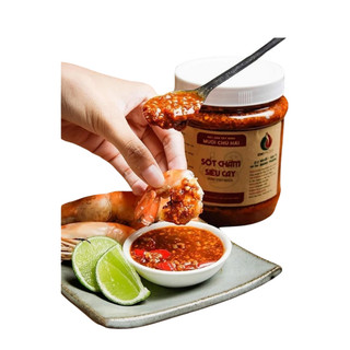 Muối Sốt Chú Hải Cay Vừa & Siêu Cay, chấm hải sản, trái cây, bánh tráng... Đặc Biệt Ăn Chay Được