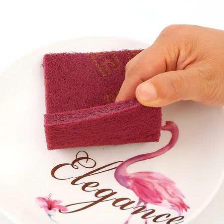 Cuộn giẻ cọ xoong nồi dài 1m, miếng chà nhám bọt biển rửa chén bát làm sạch vết ố vết đen do cháy#