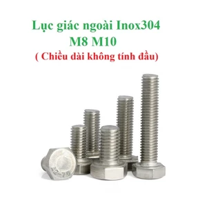 M8, M10 Bulong lục giác ngoài vặn cờ lê inox304