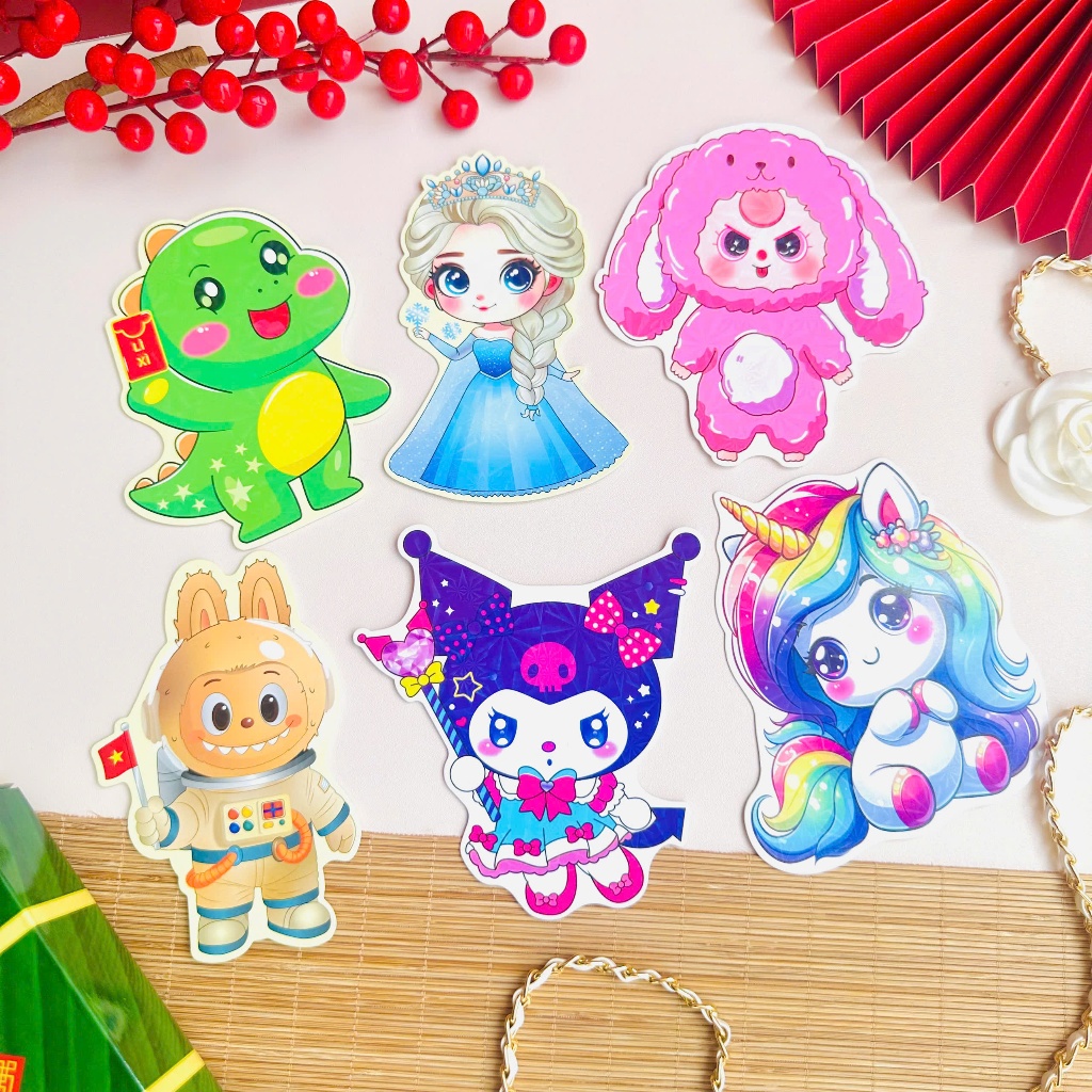 Combo 50 Lì Xì Chibi 2026 Bính Ngọ Hình Ngựa Giá Rẻ Đa Dạng Mẫu Hot Trend Hình Rắn - PUPU HOUSE