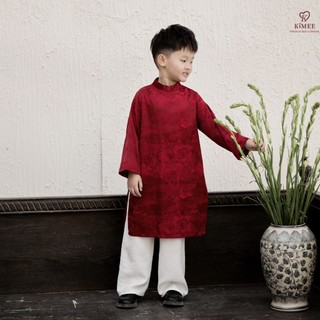 Áo Dài Bé Trai KIMEE KIDS Áo Dài Cách Tân Cho Bé Tửu Cẩm Vinh Chất Liệu Cao Cấp An Toàn Cho Bé Đi Chơi Lễ Tết