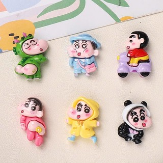 Charm gắn dép: Charm shin siêu quậy- Bộ 6 chi tiết dễ thương