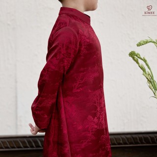 Áo Dài Bé Trai KIMEE KIDS Áo Dài Cách Tân Cho Bé Tửu Cẩm Vinh Chất Liệu Cao Cấp An Toàn Cho Bé Đi Chơi Lễ Tết