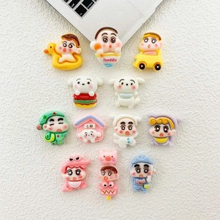 Charm gắn dép: Charm Shin- Bé Shin đa tài- Bộ 12 món dễ thương