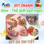 Charm gắn dép: Charm Shin thế giới kẹo ngọt - Set 06 sticker ngọt ngào dễ thương