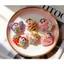 Charm gắn dép: Charm Shin thế giới kẹo ngọt - Set 06 sticker ngọt ngào dễ thương