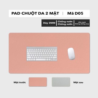 DeskPad Da PU 2 Mặt Kích Thước 40x90cm - Chống Nước - Chống Trầy - Dễ Vệ Sinh