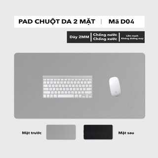 Thảm Lót Chuột Da PU 2 Mặt 30x60cm - Giống da thật 90% - Chống Nước - Chống Trầy