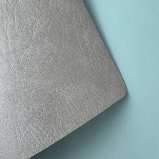 Pad Chuột Cỡ Lớn Da PU 2 Mặt Màu Ghi/xanh pastel - Chống Nước 100% - Chống Xước - Chống Bụi