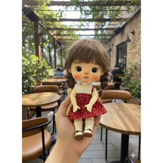 Váy chấm bi đỏ size dian mập,cừu bé,6 nhỏ(size khác vui lòng ib shop)